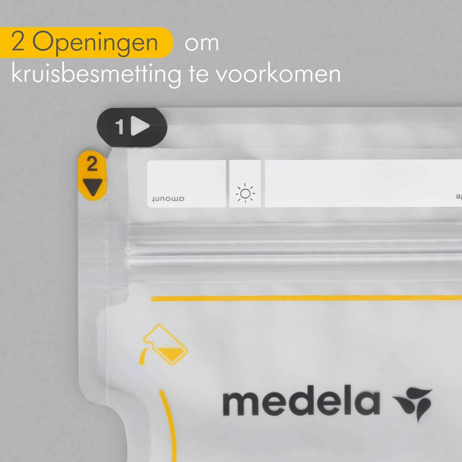 Borstkolf Accessoires|Borstvoedingszakjes & -Flesjes*Medela Moedermelkbewaarzakjes 210 ml - 25 stuks