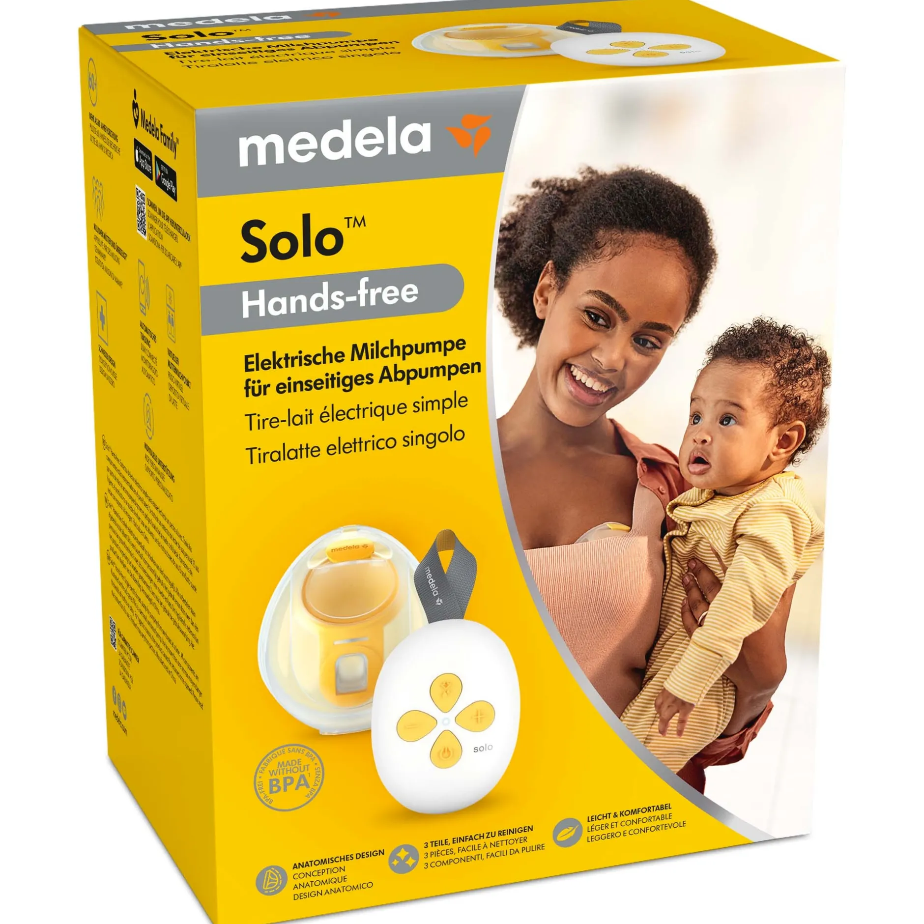 Borstkolven*Medela Solo Hands-free enkele elektrische borstkolf