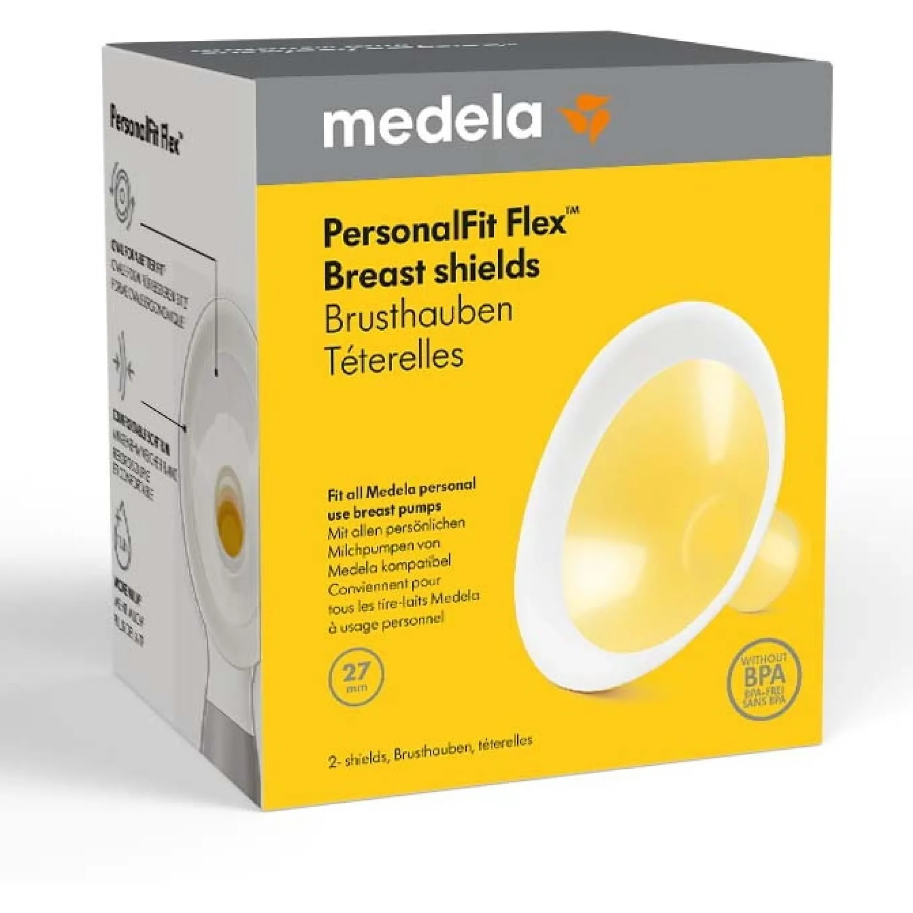 Borstkolf Accessoires*Medela Swing Personal Fit Flex Borstschild maat L
