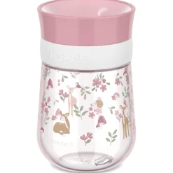 Drinkbekers*Mepal 360 graden drinkbeker Fairy Garden roze