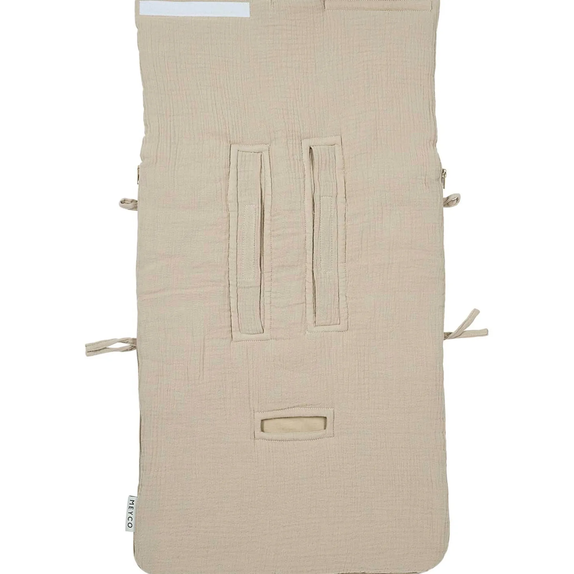 Voetenzakken|Voetenzakken*Meyco autostoel voetenzak Pre-washed Hydrofiel Sandbrown