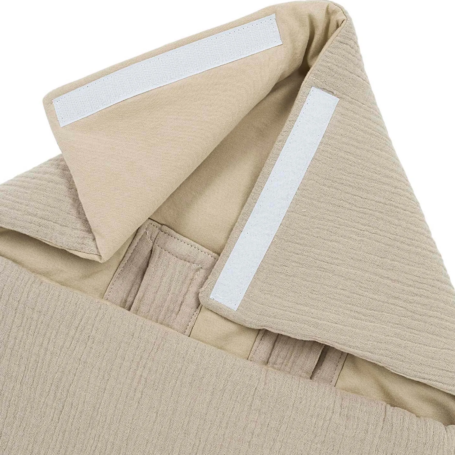 Voetenzakken|Voetenzakken*Meyco autostoel voetenzak Pre-washed Hydrofiel Sandbrown