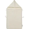 Voetenzakken|Voetenzakken*Meyco autostoel voetenzak Wafel Teddy Ivory White