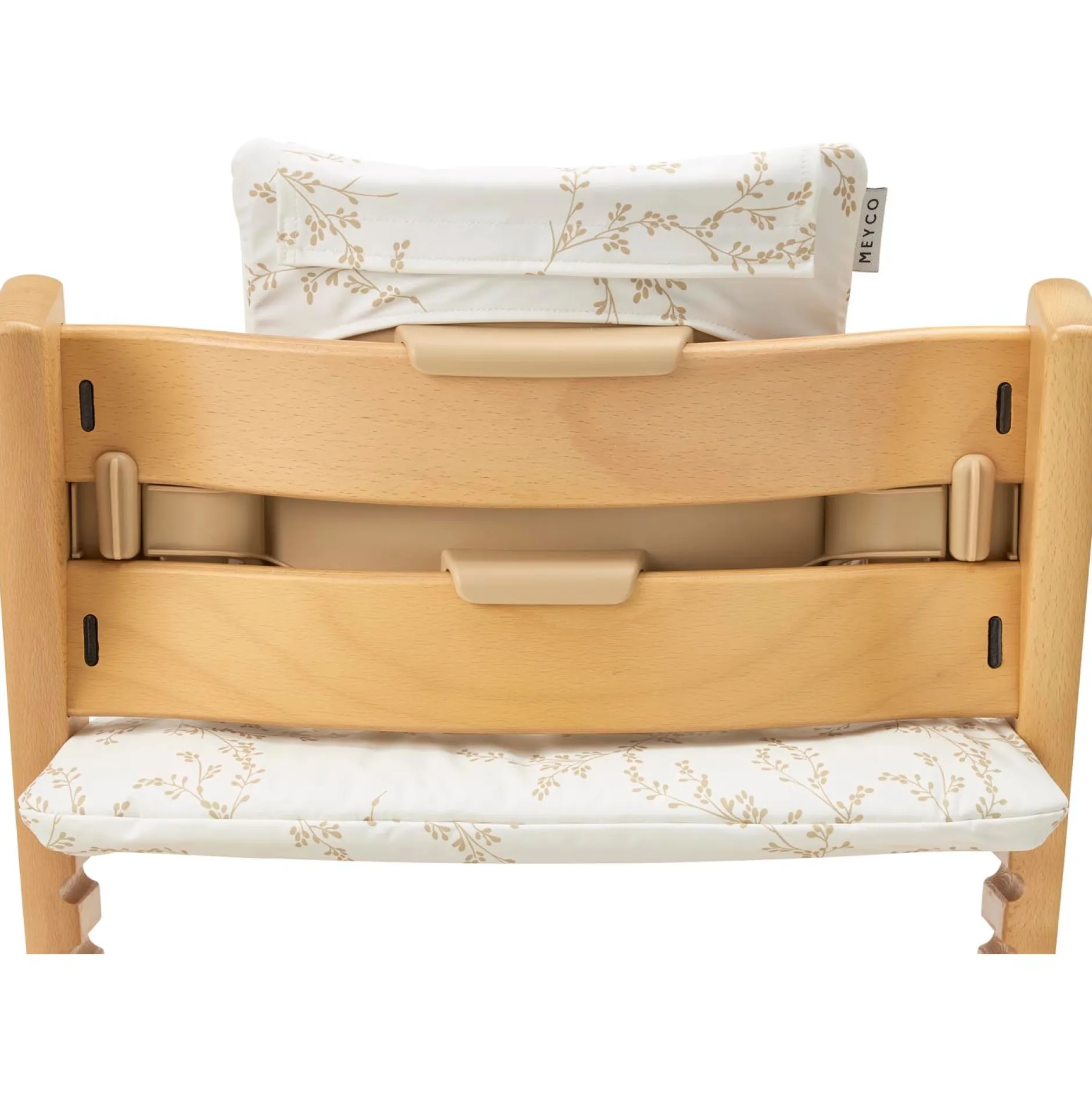 Kinderstoel Accessoires*Meyco Baby meegroei stoelverkleiner Branches Off-White
