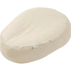Voedingskussen & -Hoezen*Meyco Baby relaxhoes soft sand beige