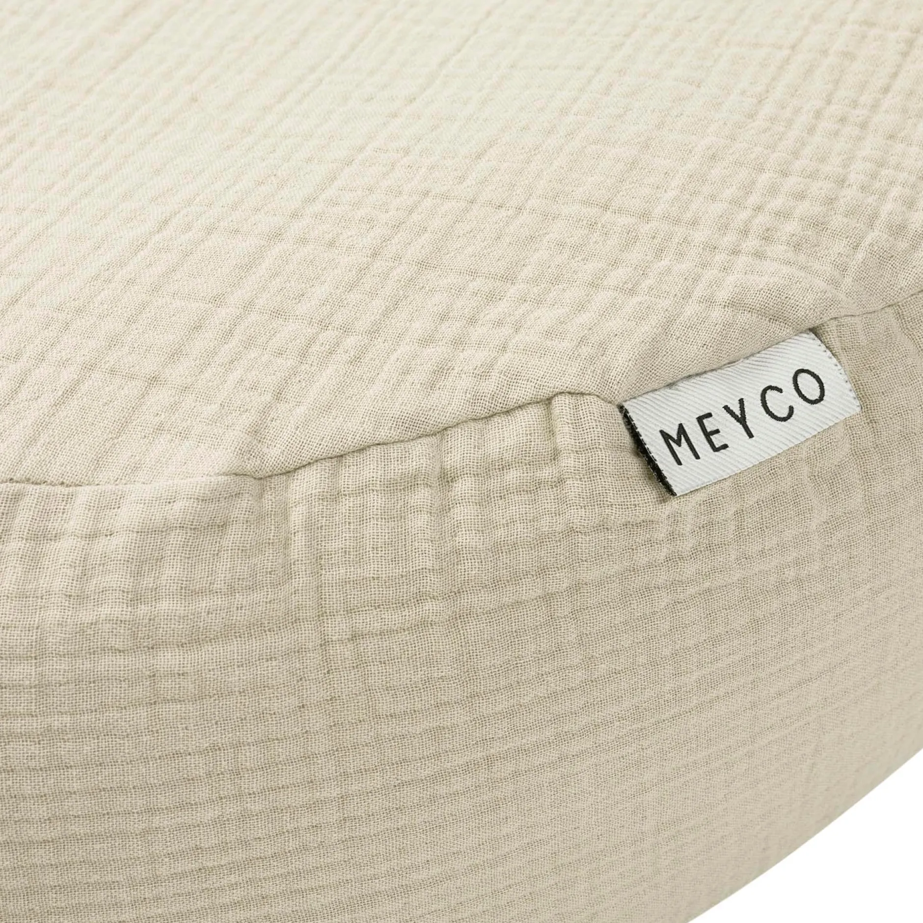 Voedingskussen & -Hoezen*Meyco Baby relaxhoes soft sand beige