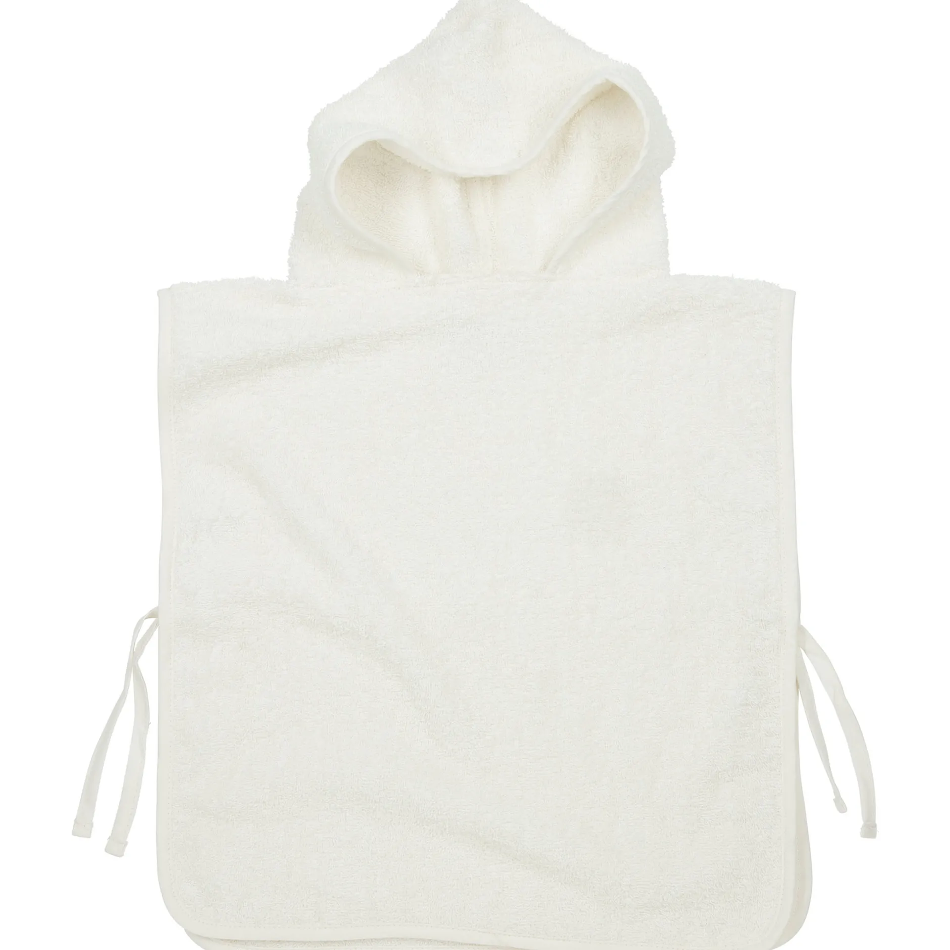 Badcapes & Badjassen|Zwemkleding*Meyco badponcho badstof wit