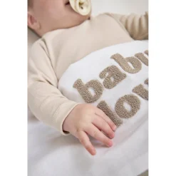 Lakens*Meyco ledikant laken baby love wit