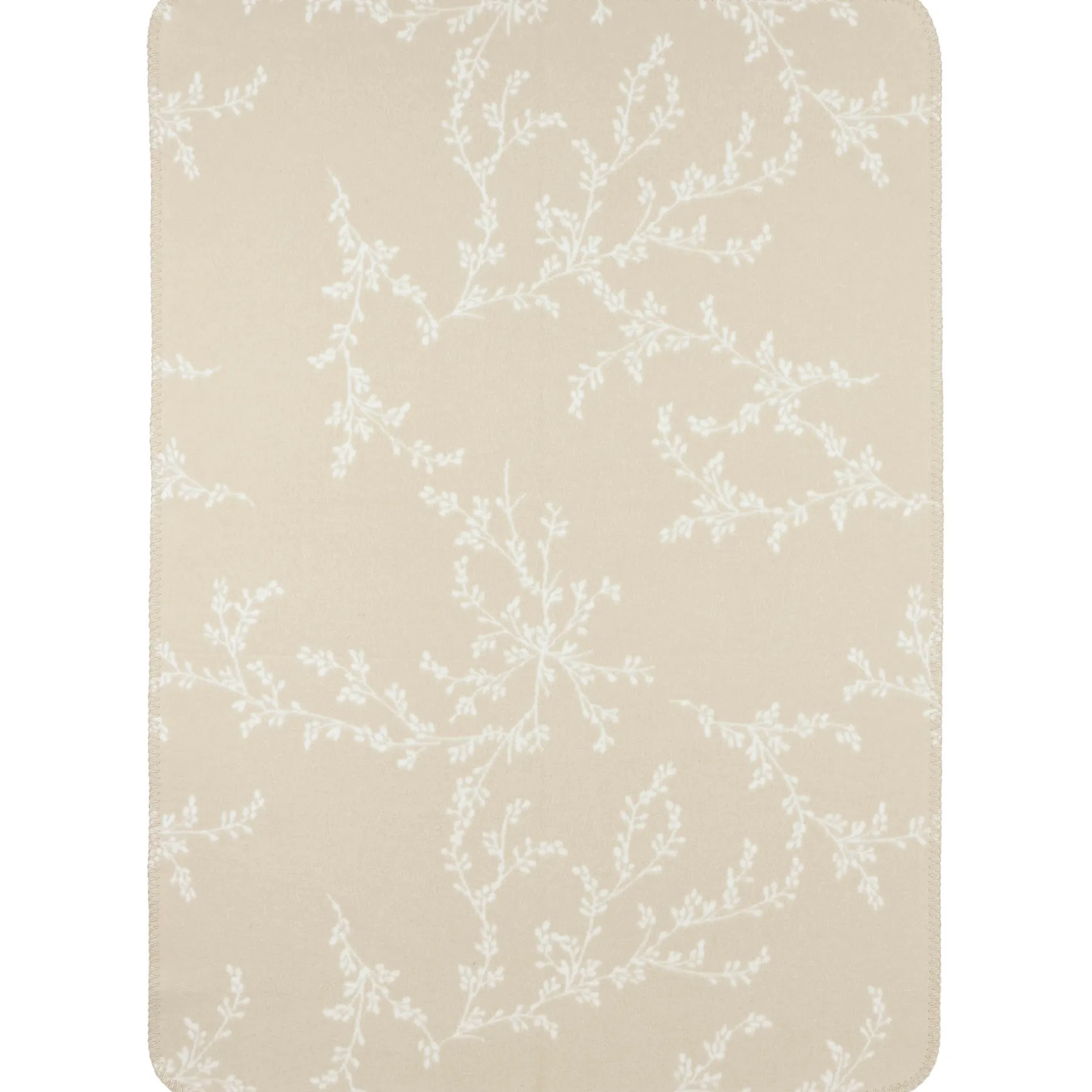 Dekens*Meyco ledikantdeken branches beige