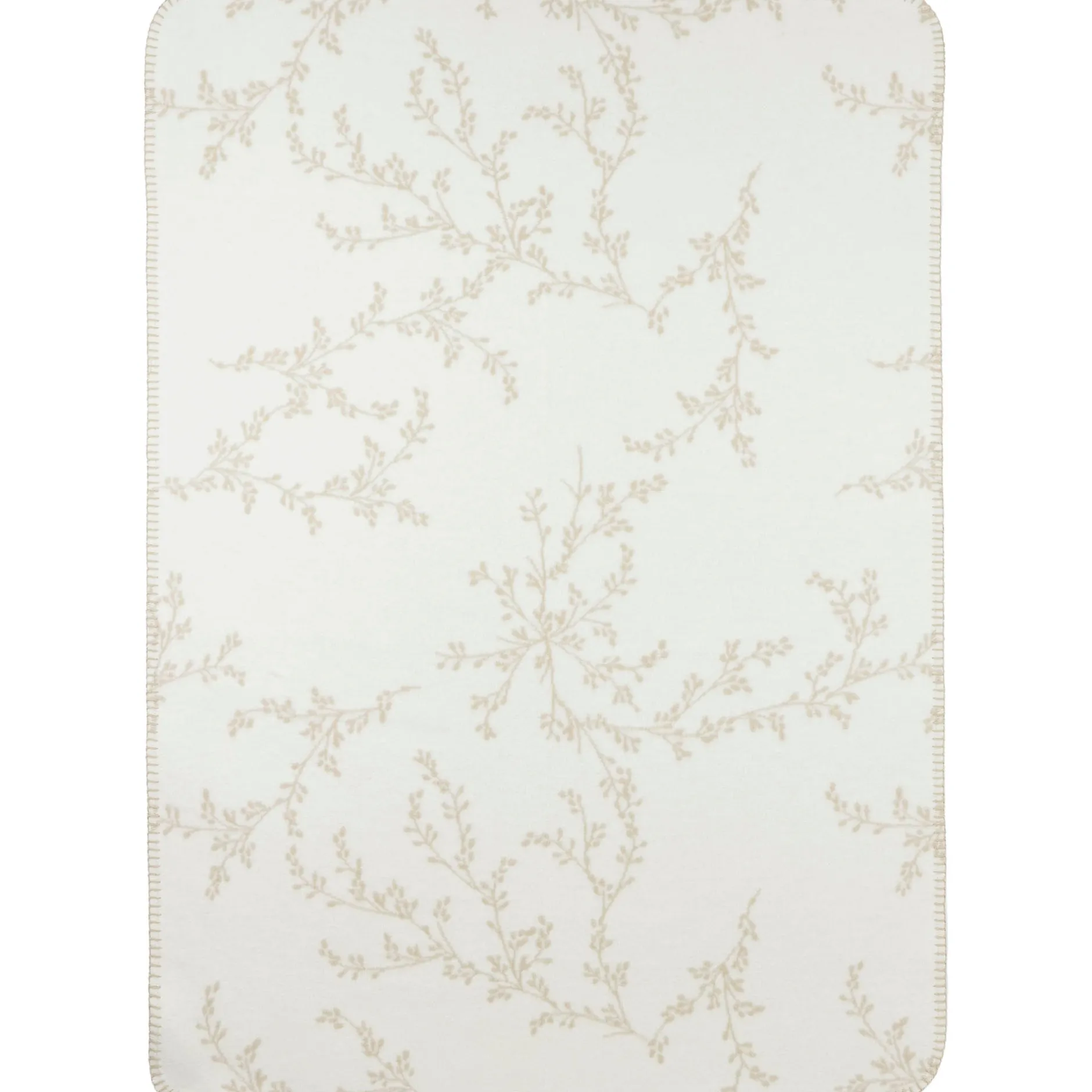 Dekens*Meyco ledikantdeken branches beige