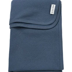 Dekens*Meyco ledikantdeken pure blauw