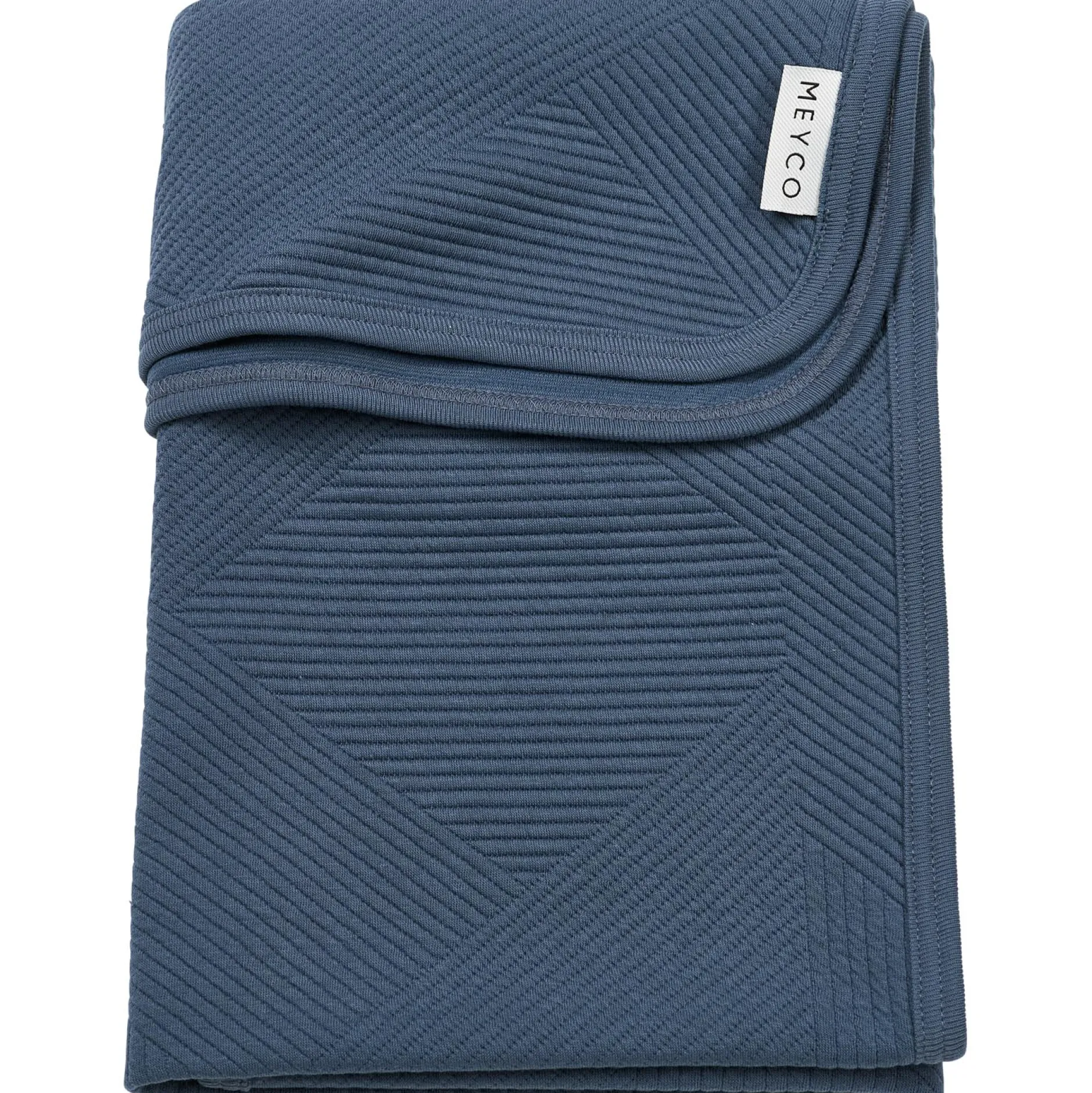 Dekens*Meyco ledikantdeken pure blauw