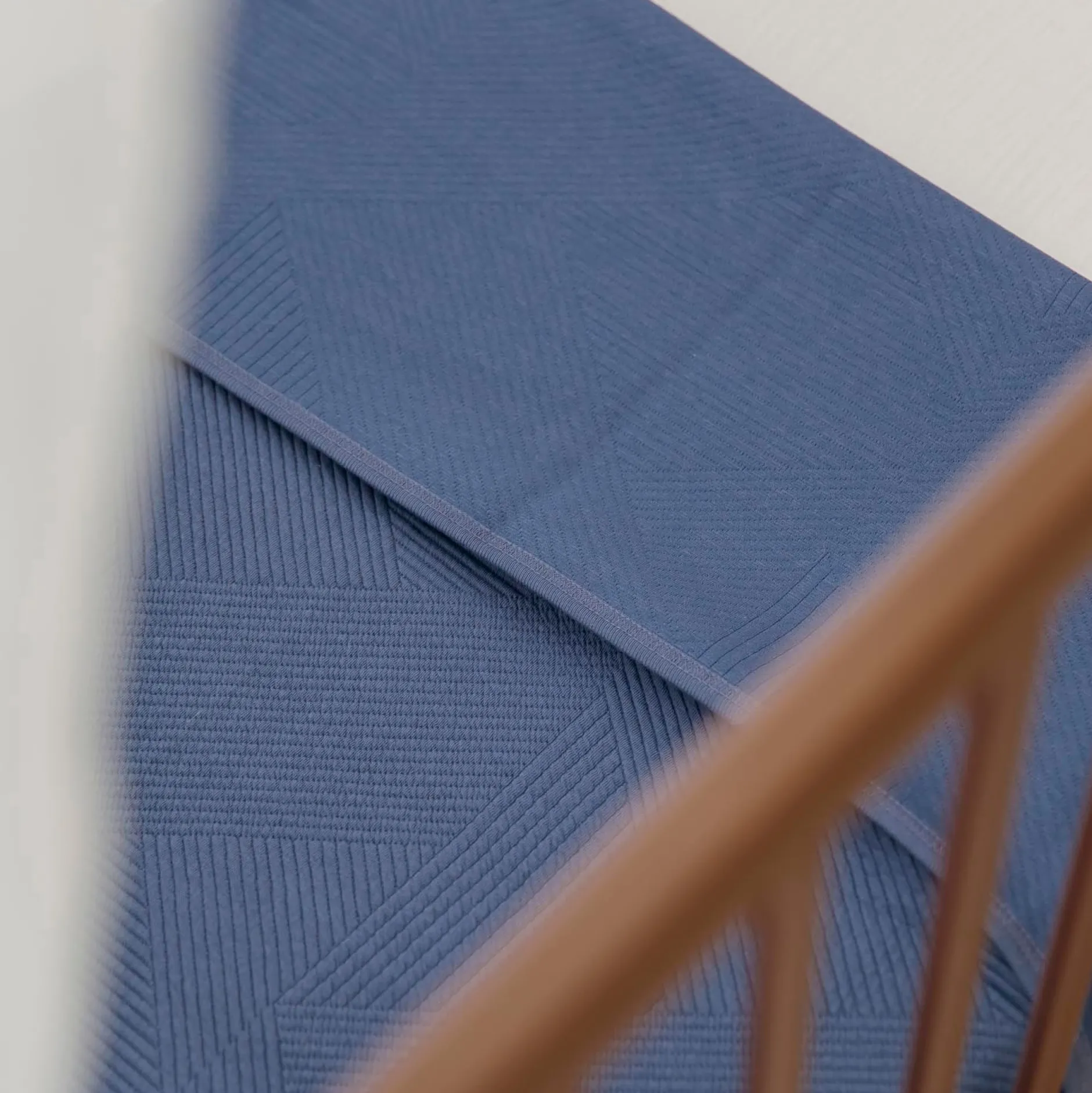 Dekens*Meyco ledikantdeken pure blauw