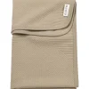 Dekens*Meyco ledikantdeken pure taupe taupe