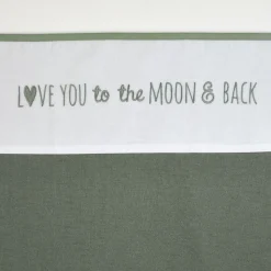 Lakens*Meyco ledikantlaken Love you to the Moon wit