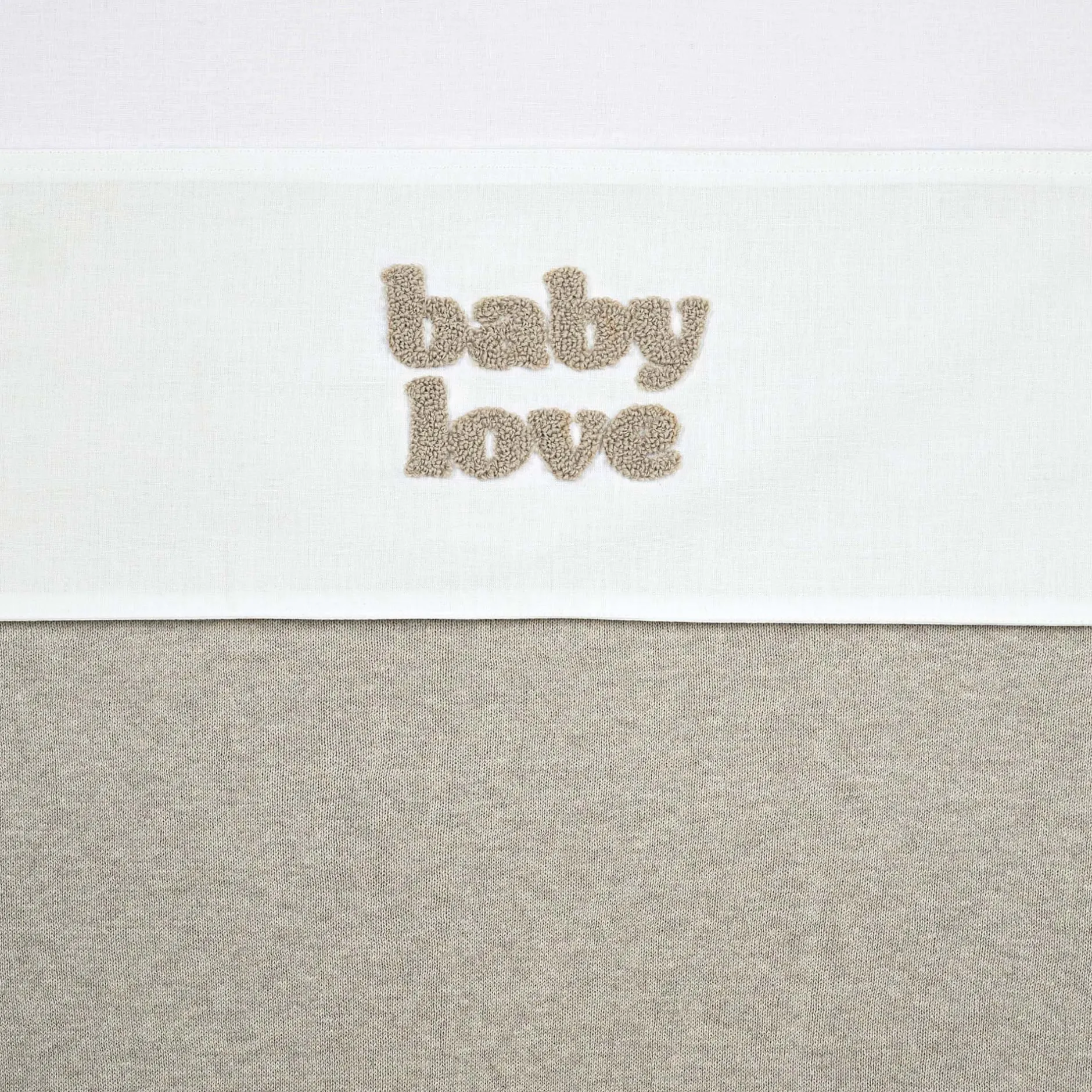Lakens*Meyco wieg laken baby love wit