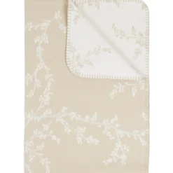 Dekens*Meyco wiegdeken branches beige