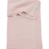 Dekens*Meyco wiegdeken knots roze
