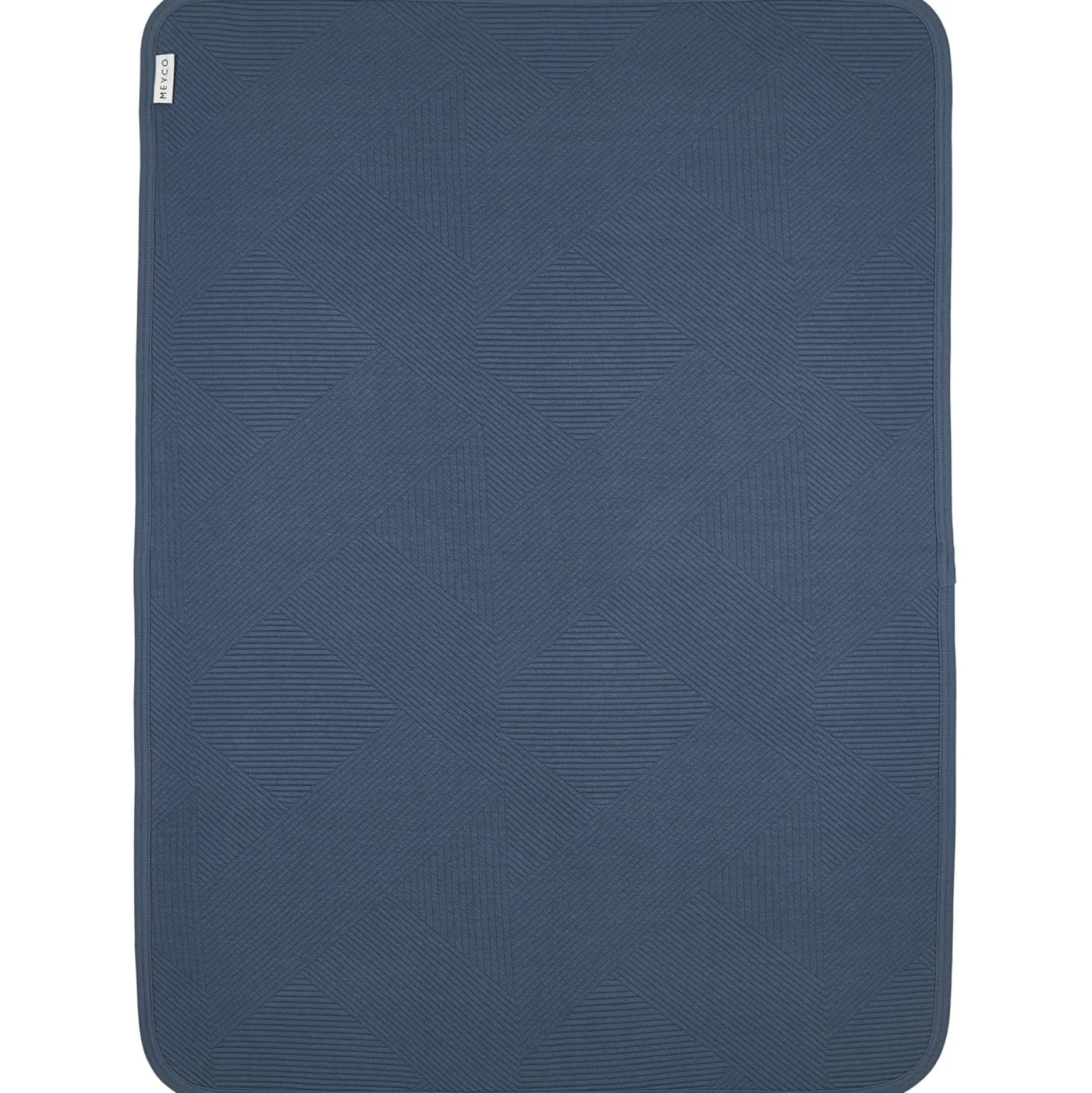 Dekens*Meyco wiegdeken pure blauw