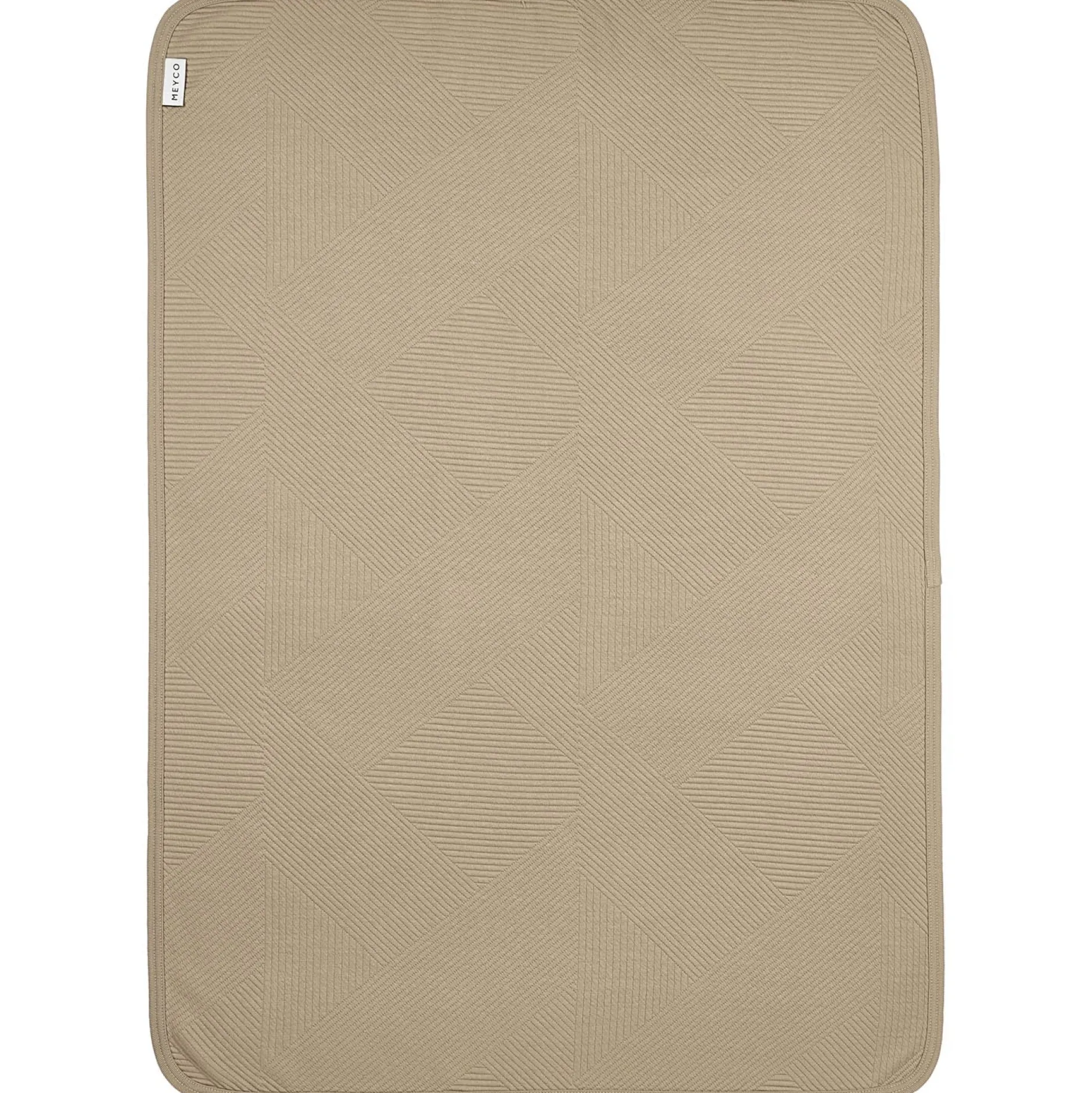Dekens*Meyco wiegdeken pure taupe taupe