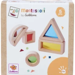 Bouwspeelgoed*Montessori blokken window bricks Multi