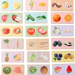 Puzzels*Montessori puzzel groente Multi