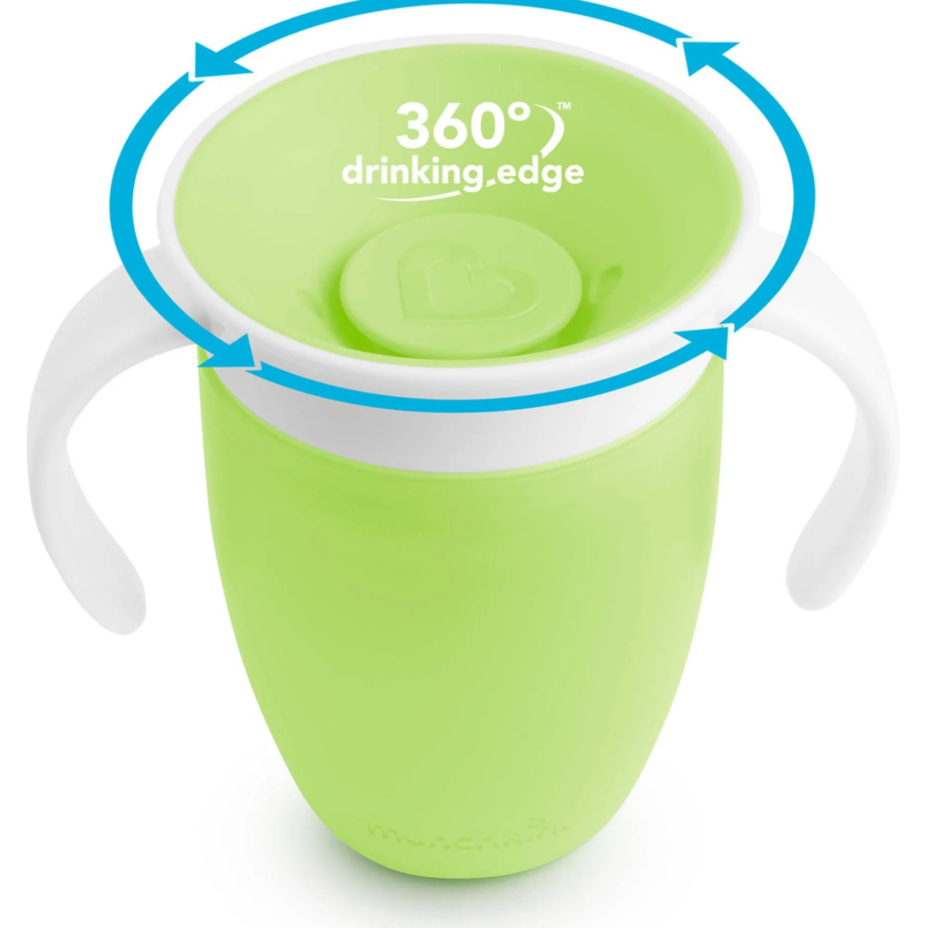 Drinkbekers*Munchkin drinkbeker miracle 360 graden 207ml 6+ maanden groen
