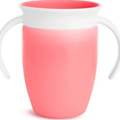 Drinkbekers*Munchkin drinkbeker miracle 360 graden 207ml 6+ maanden roze