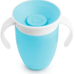 Drinkbekers*Munchkin drinkbeker miracle 360 graden 207ml 6+ maanden blauw