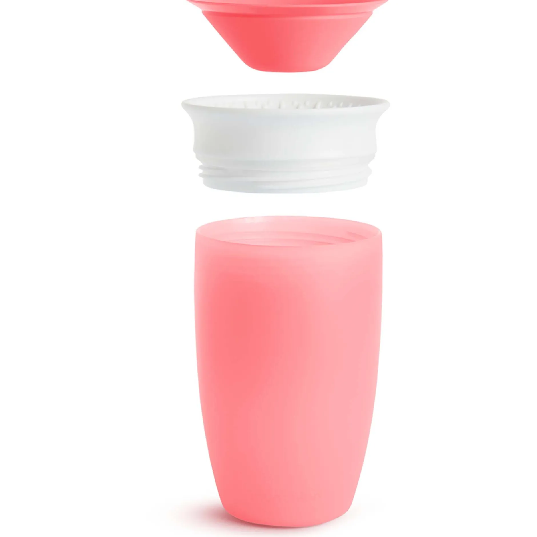 Drinkbekers*Munchkin drinkbeker Miracle 360 graden - 296 ml 12+ maanden roze