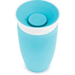 Drinkbekers*Munchkin drinkbeker Miracle 360 graden - 296 ml 12+ maanden blauw