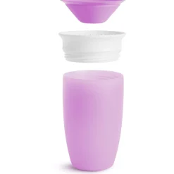 Drinkbekers*Munchkin drinkbeker Miracle 360 graden - 296 ml 12+ maanden paars