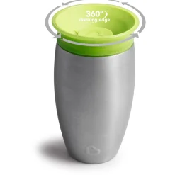 Drinkbekers*Munchkin drinkbeker miracle RVS green groen