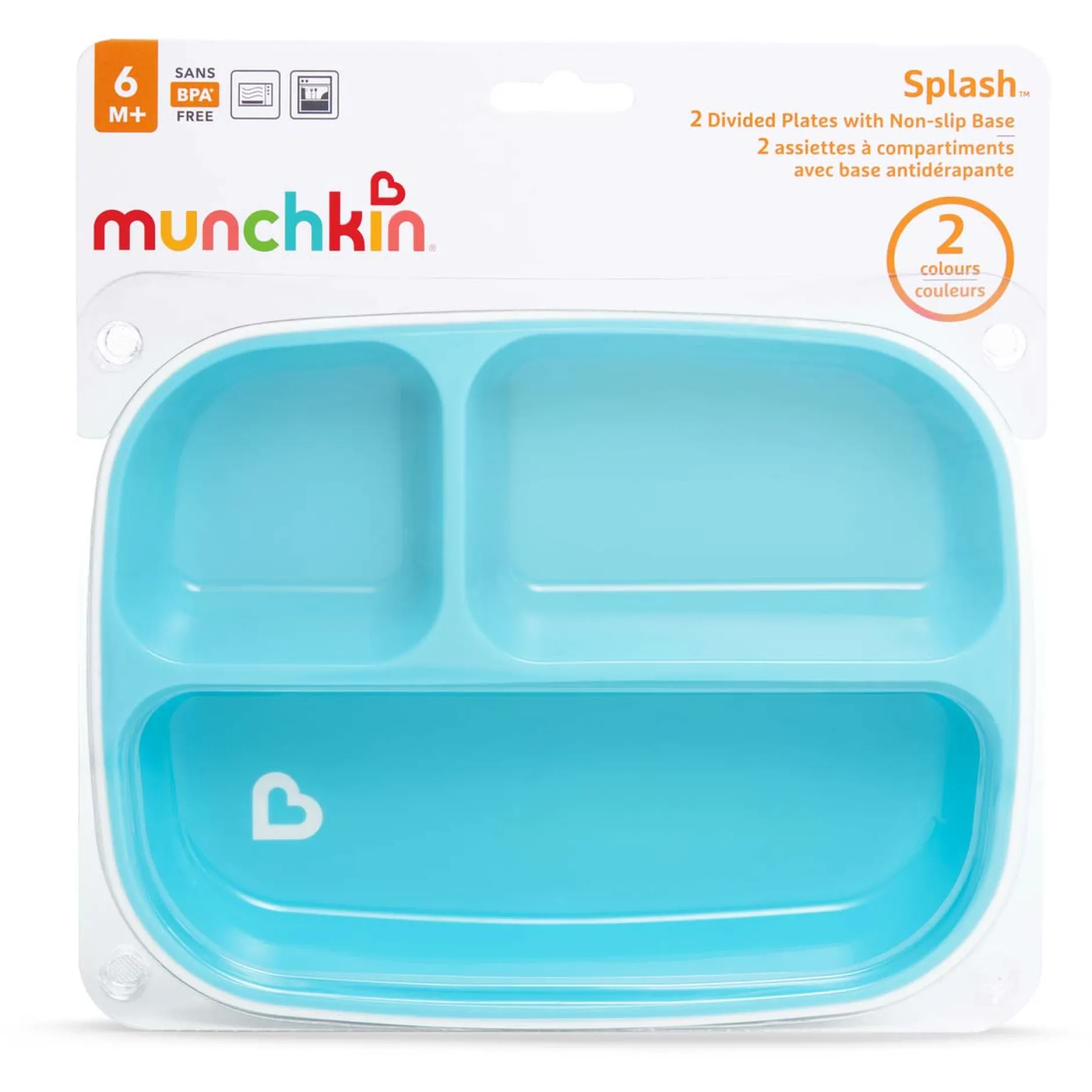 Kinderborden*Munchkin vakjes bord 2 stuks multi