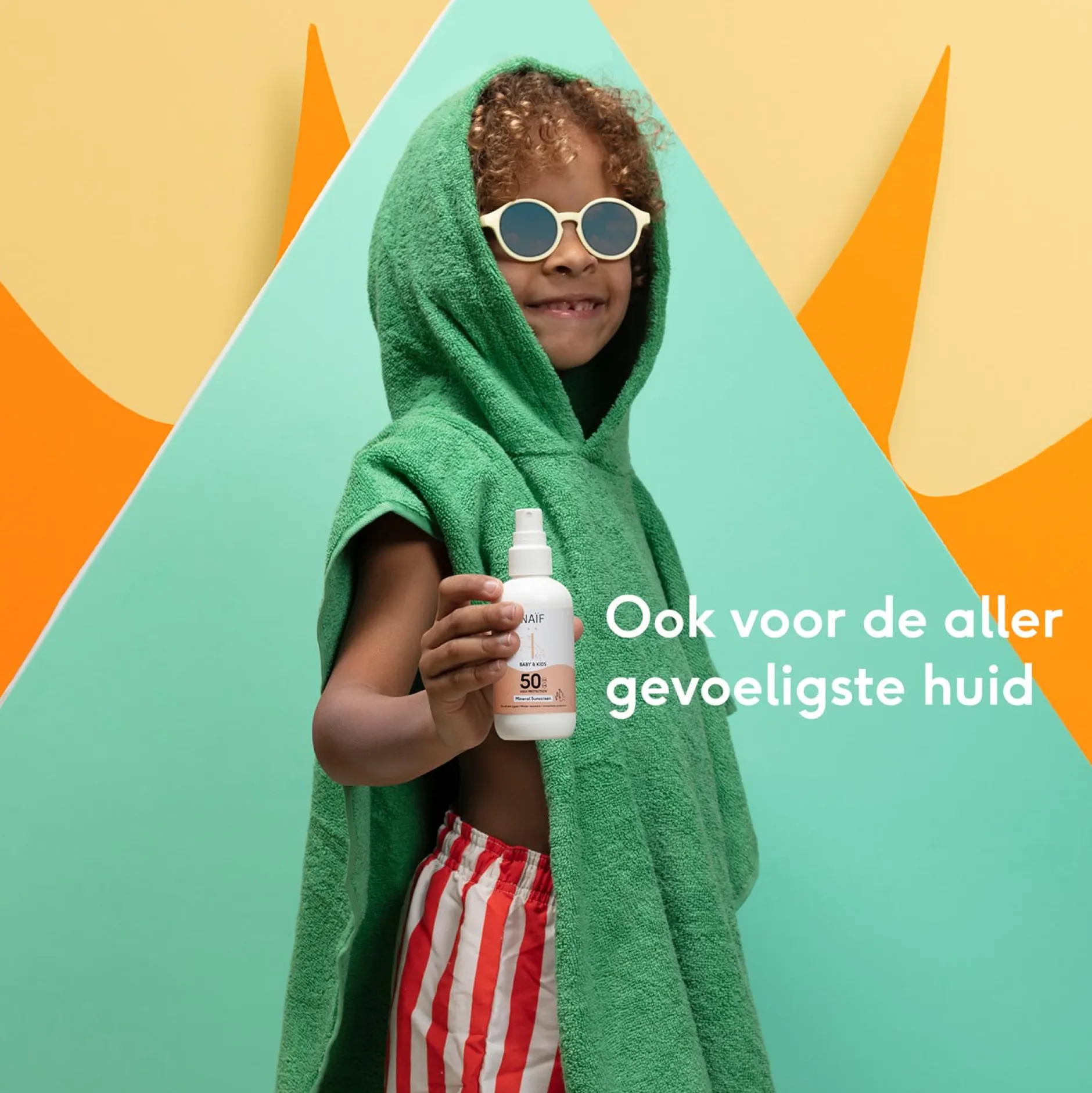Huidverzorging*Naif Naïf Minerale Zonnebrandspray voor Baby & Kids Factor 50 100ML