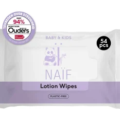 Billendoekjes*Naif Naïf Plasticvrije Lotion Billendoekjes 54 stuks
