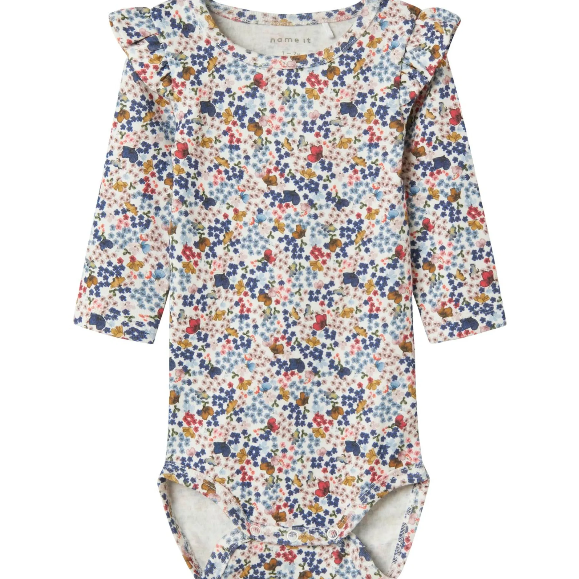 Shirts & Blouses|Shirts & Blouses*Name It baby body lange mouwen bloemen multi Off-White