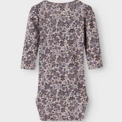 Shirts & Blouses|Shirts & Blouses*Name It baby body lange mouwen bloemen paars Soft Mauve Purple