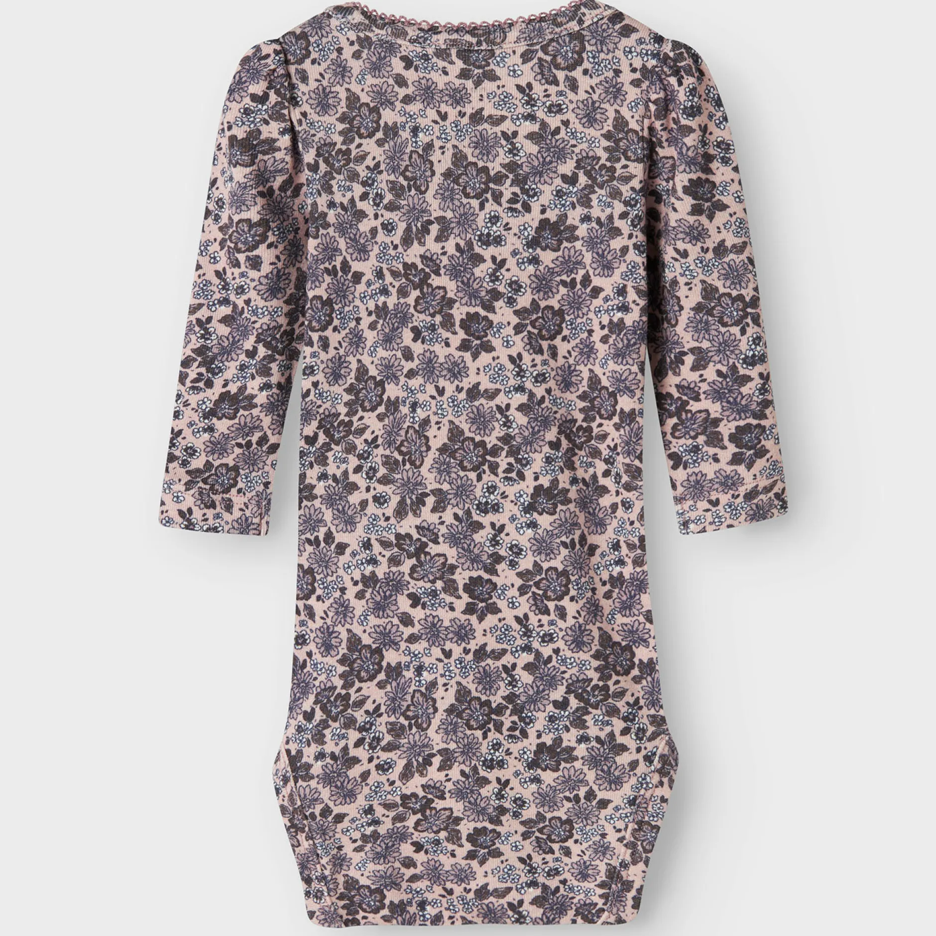 Shirts & Blouses|Shirts & Blouses*Name It baby body lange mouwen bloemen paars Soft Mauve Purple
