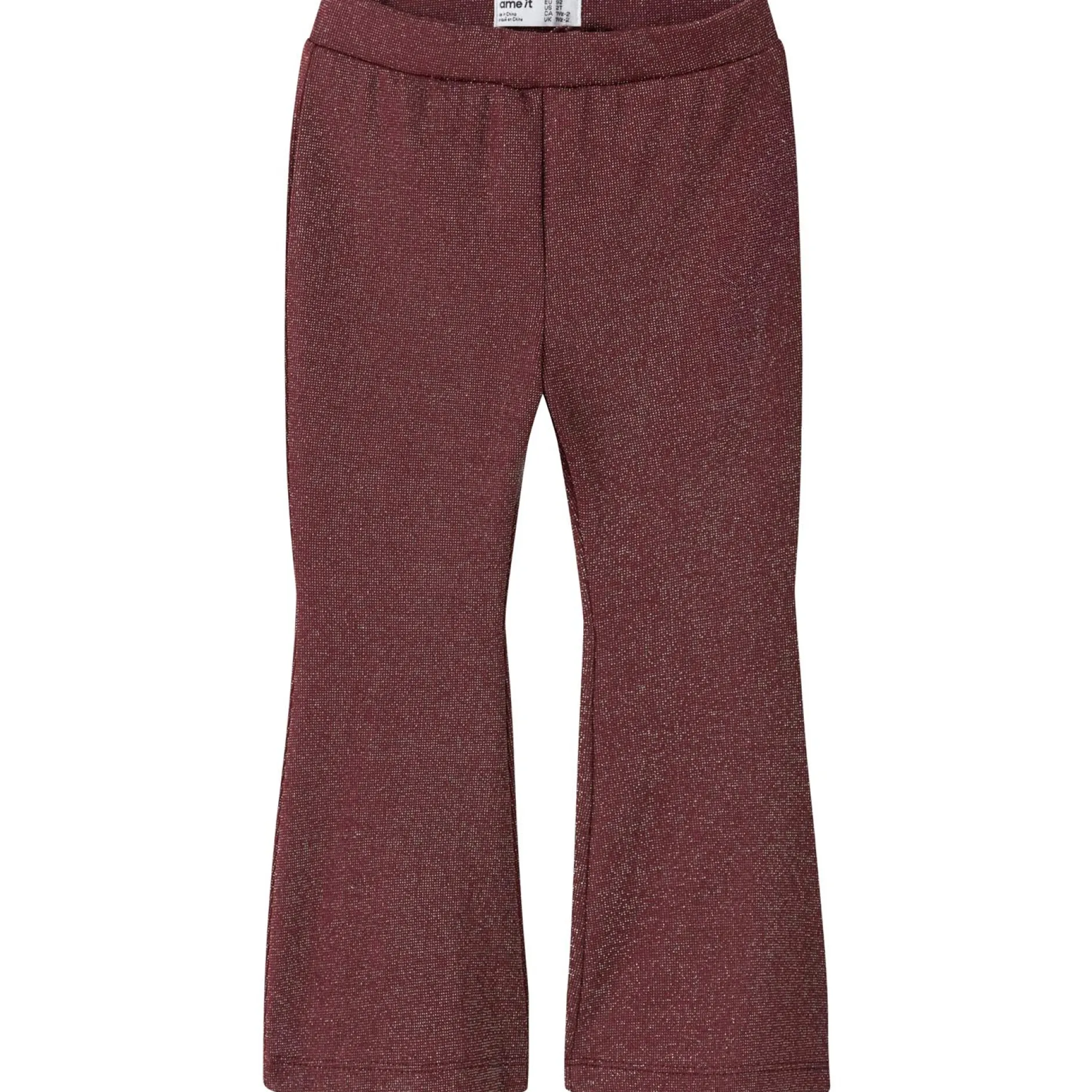Broeken & Leggings|Broeken & Leggings*Name It peuter broek flared effen rood Winered