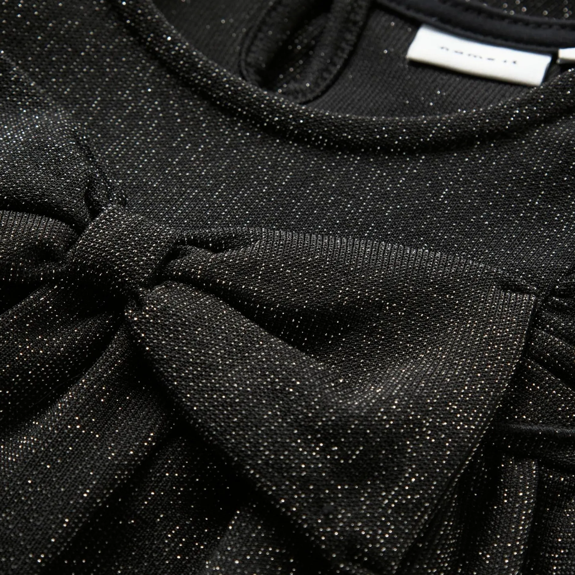 Jurken & Rokken|Jurken & Rokken*Name It peuter jurk lange mouwen effen zwart Black