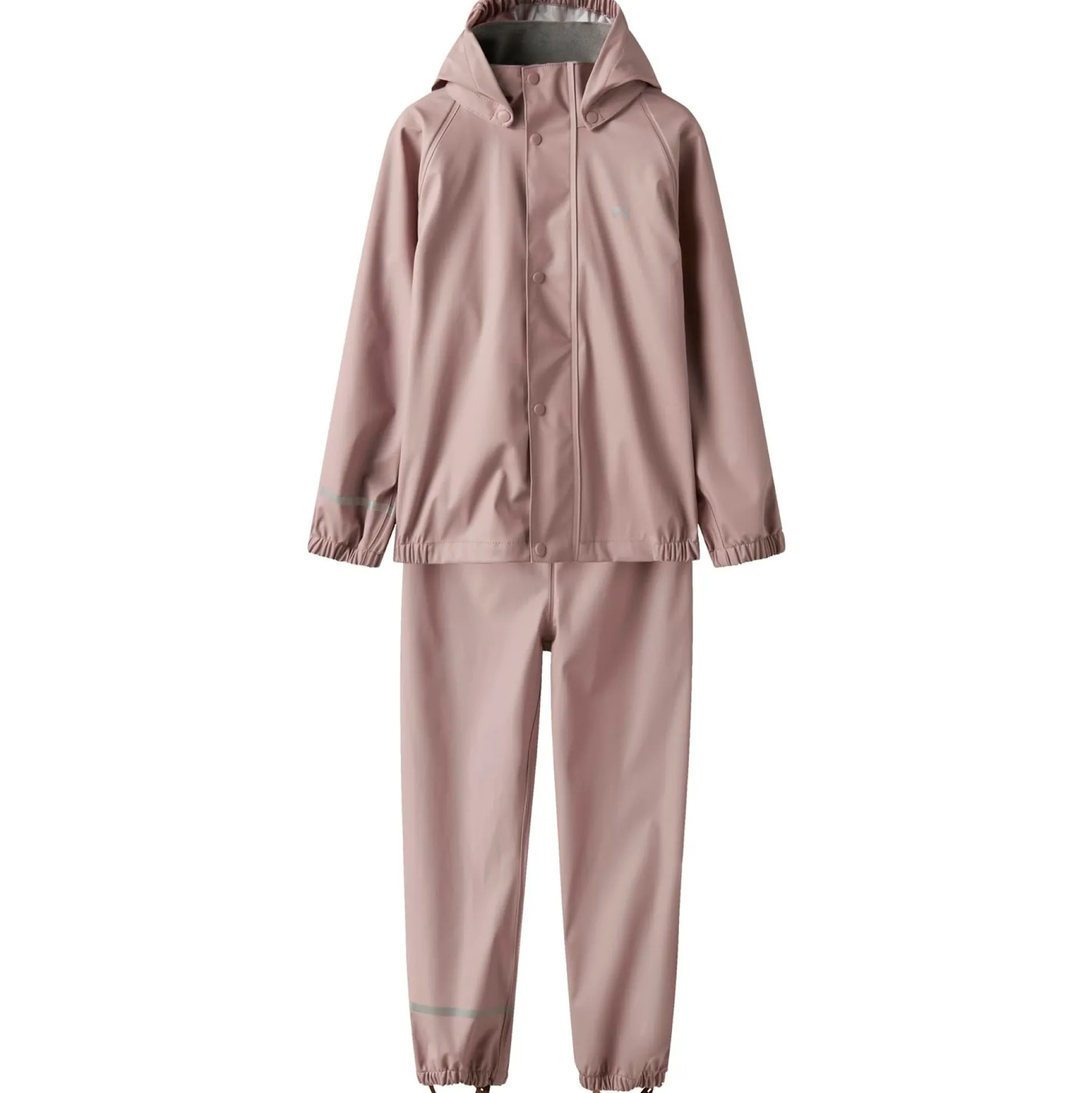 Jassen|Jassen*Name It peuter regenpak lange mouwen effen roze Mid Mauve Purple