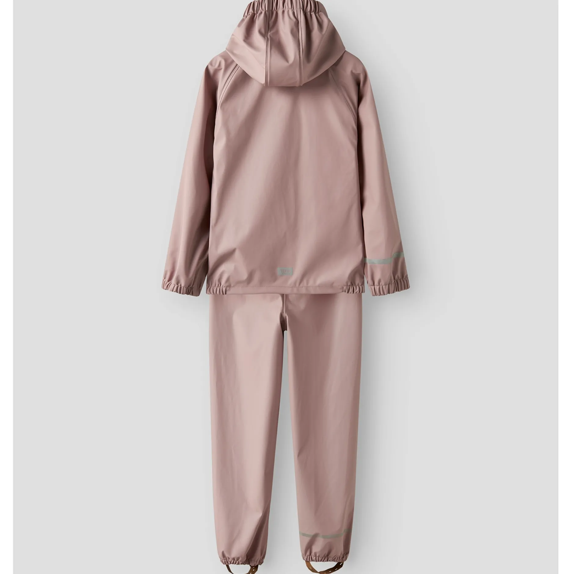 Jassen|Jassen*Name It peuter regenpak lange mouwen effen roze Mid Mauve Purple