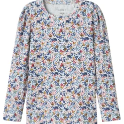 Shirts & Blouses|Shirts & Blouses*Name It peuter shirt lange mouwen bloemen multi Off-White