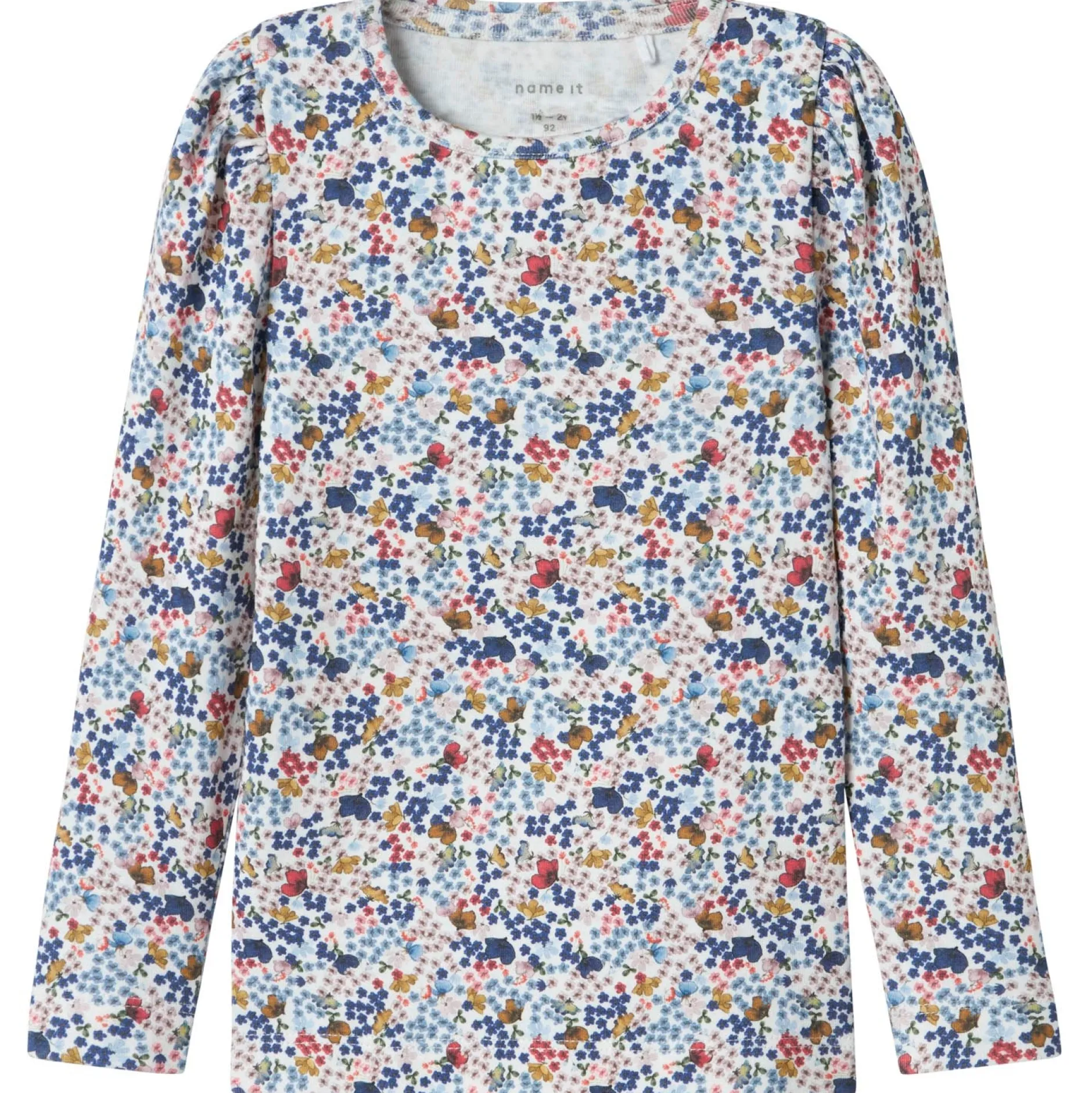 Shirts & Blouses|Shirts & Blouses*Name It peuter shirt lange mouwen bloemen multi Off-White