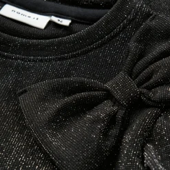 Truien & Vesten|Shirts & Blouses*Name It peuter trui lange mouwen effen zwart Black