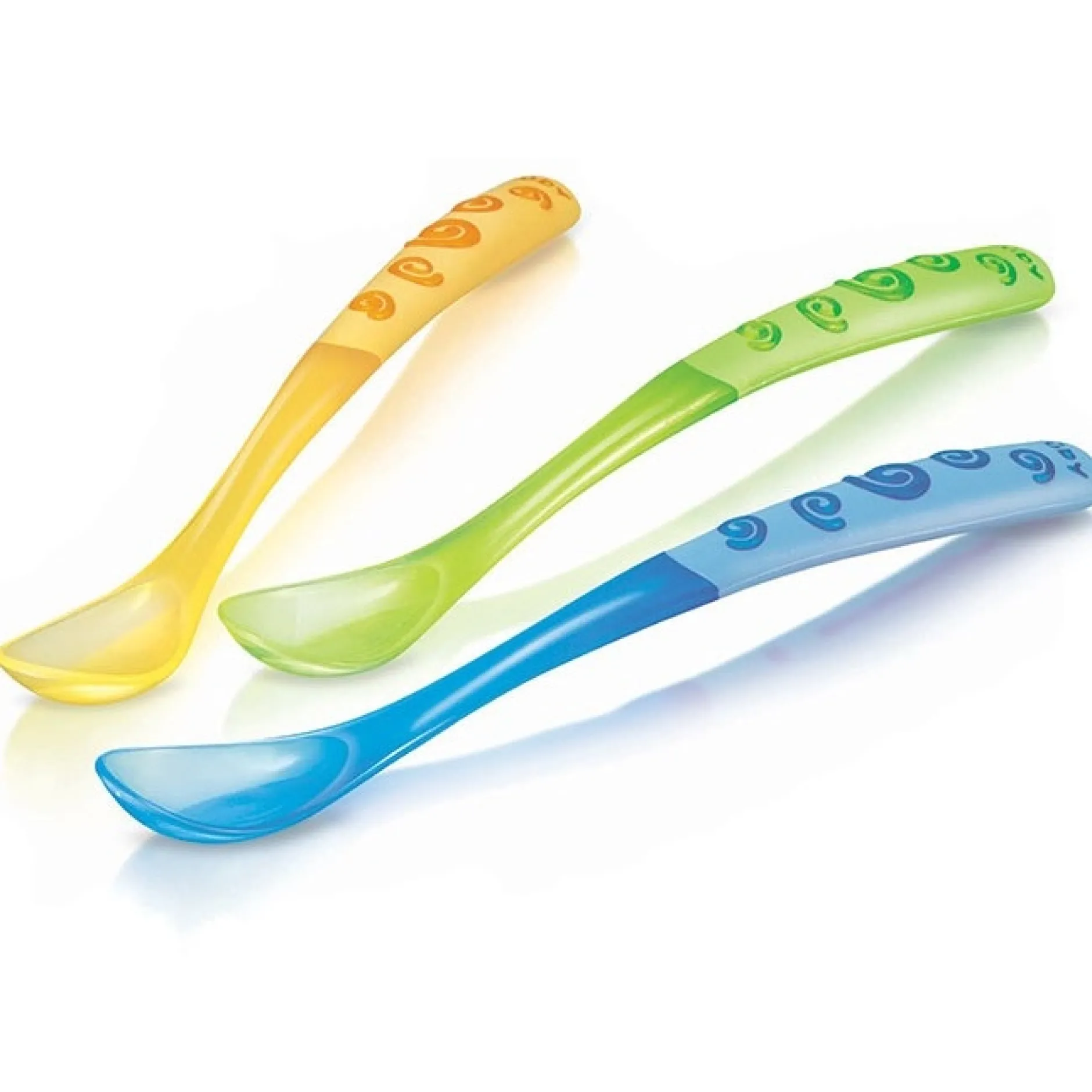 Kinderbestek*Nuby Nûby 3 lepels lang multi