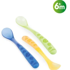 Kinderbestek*Nuby Nûby 3 lepels lang multi