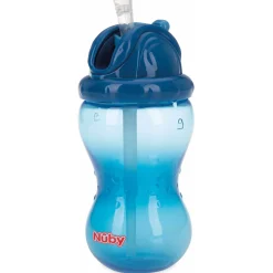Drinkbekers*Nuby Nûby flip it antilekbeker 360ml blauw