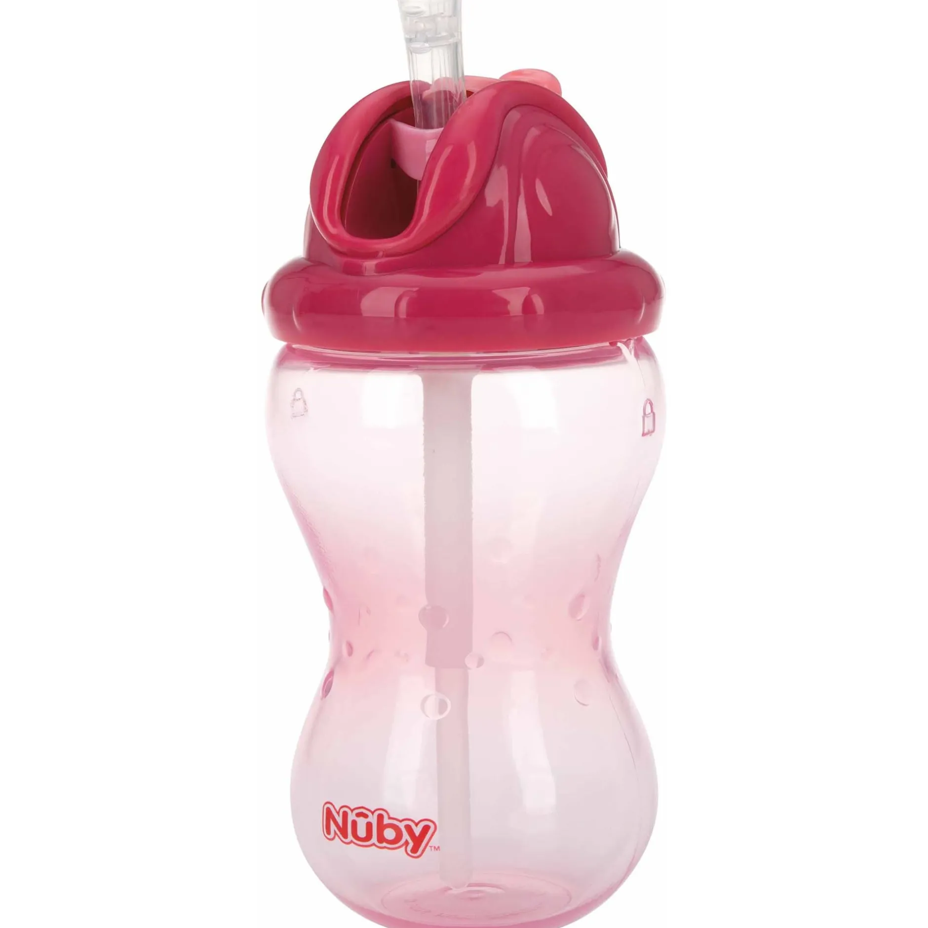 Drinkbekers*Nuby Nûby flip it antilekbeker 360ml roze
